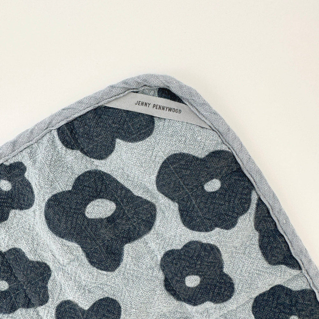 Jenny Pennywood Potholder -  Light Blue Flowers