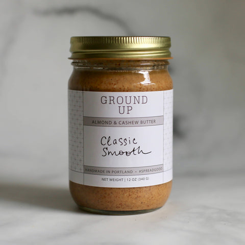 12oz - Classic Smooth Almond, Cashew + Coconut Butter