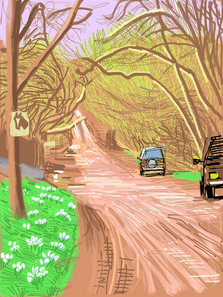 DAVID HOCKNEY: PAPER TRAILS
