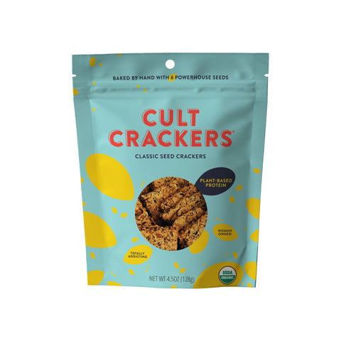 Classic Seed Crackers Organic Gluten Free Holiday Snacks