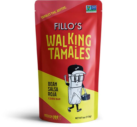 Bean Salsa Roja Walking Tamales, 7 Pouches/Case