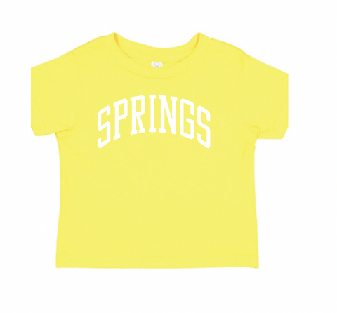 Kid's Springs T-Shirt - Yellow