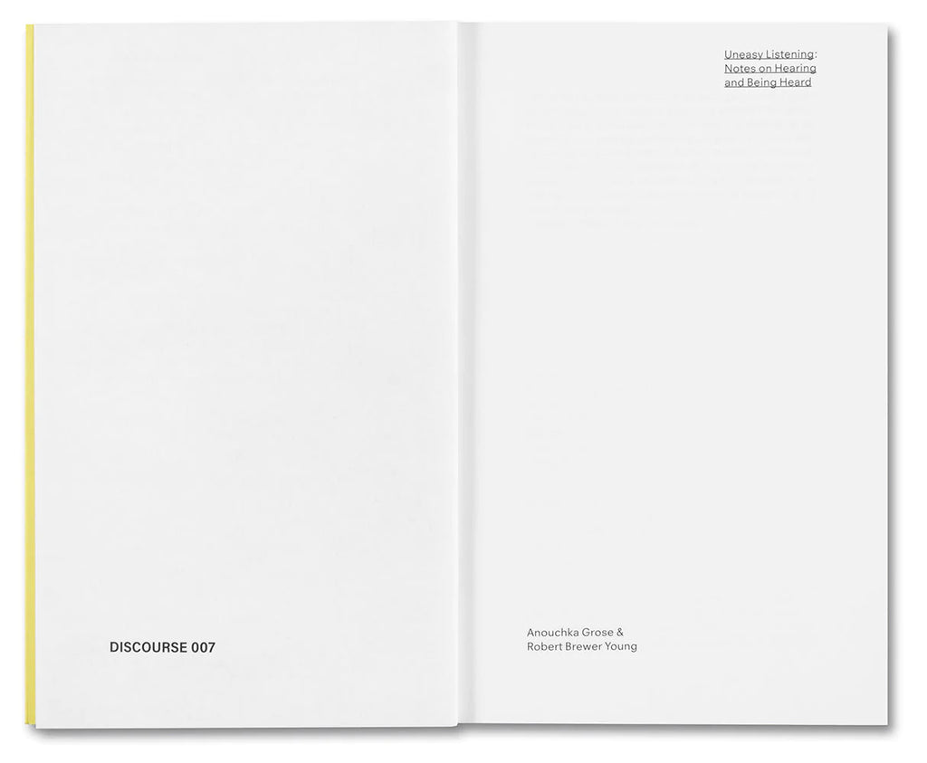 Uneasy Listening - Anouchka Grose & Robert Brewer Young