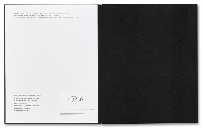 Terminus by John Divola - Signed