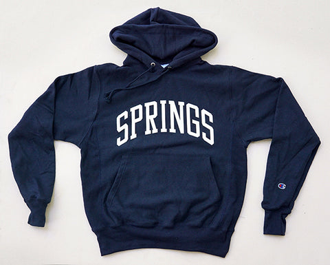 Springs Hooded Sweatshirt - Navy