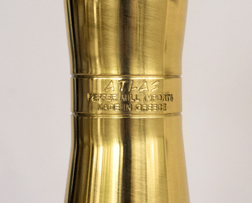 Athena Brass Pepper Mill