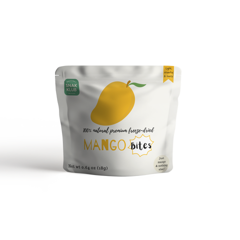 Snakklub Mango Bites – Premium Freeze-Dried Mango