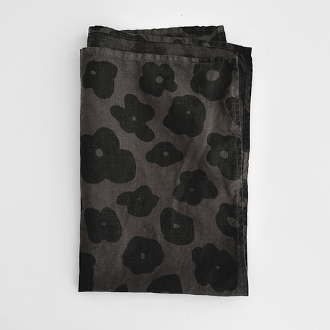 Tea Towel - Celeste - Faded Black - Faded Black