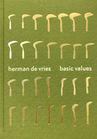 herman de vries - basic values