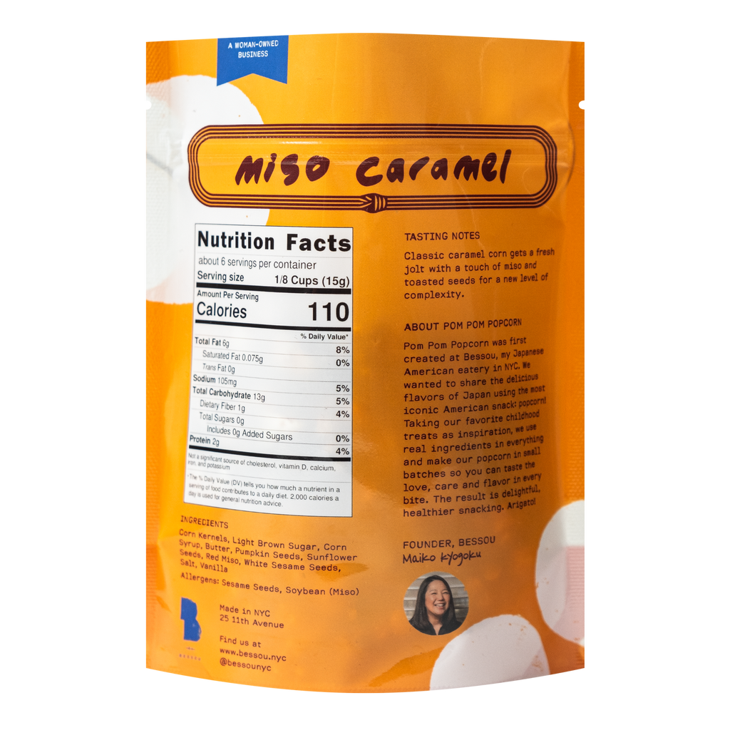 Popcorn, Miso Caramel