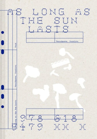 Book cover with text 'AS LONG AS THE SUN LASTS' and abstract designs on a beige background