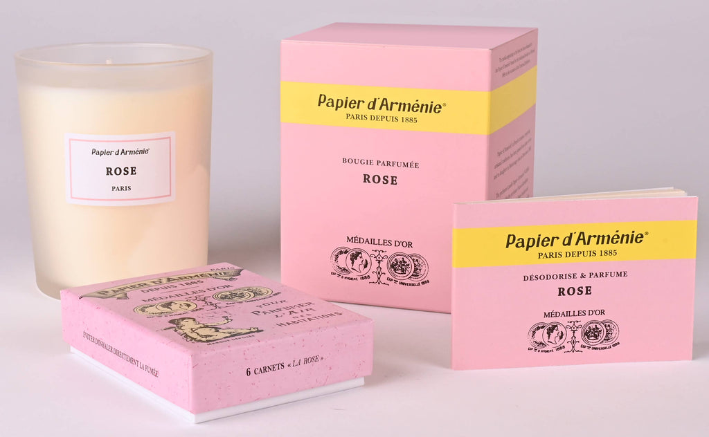 Papier d'Armenie "LA ROSE" Incense Paper Francis Kurkdjian