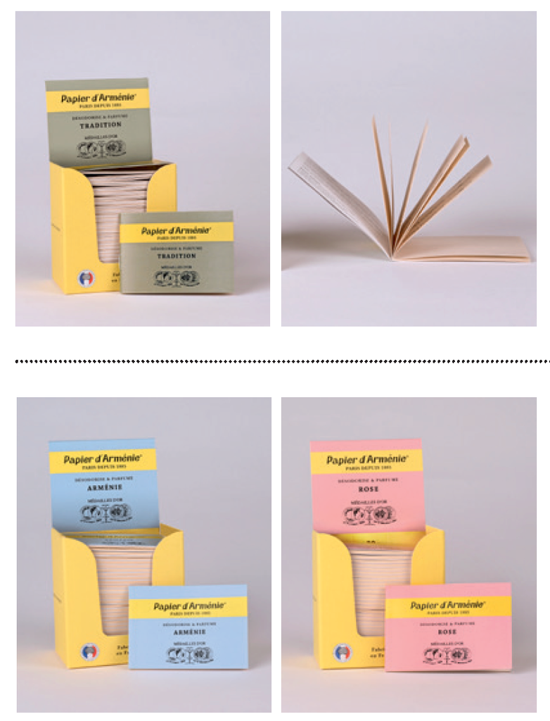 Papier d'Arménie French Incense paper booklets (darmenie)