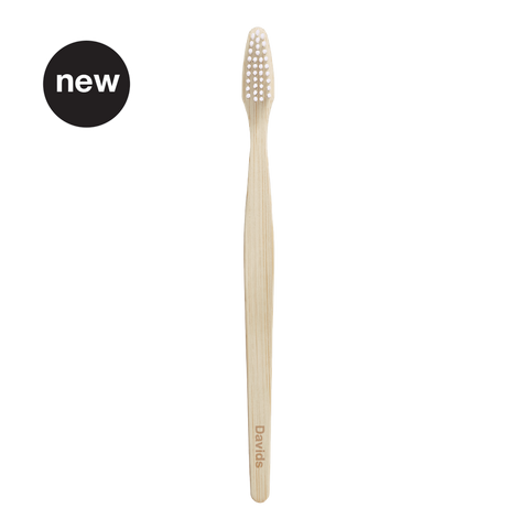 Davids premium bamboo toothbrush | adult soft | single