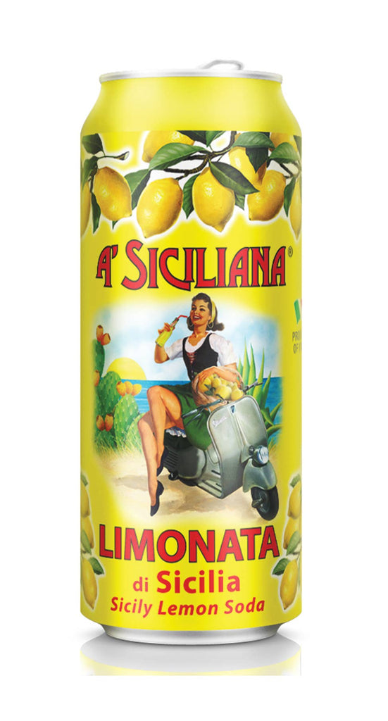 A' Siciliana Sicilian Soda 4x330ML - Blood Orange / Limonata