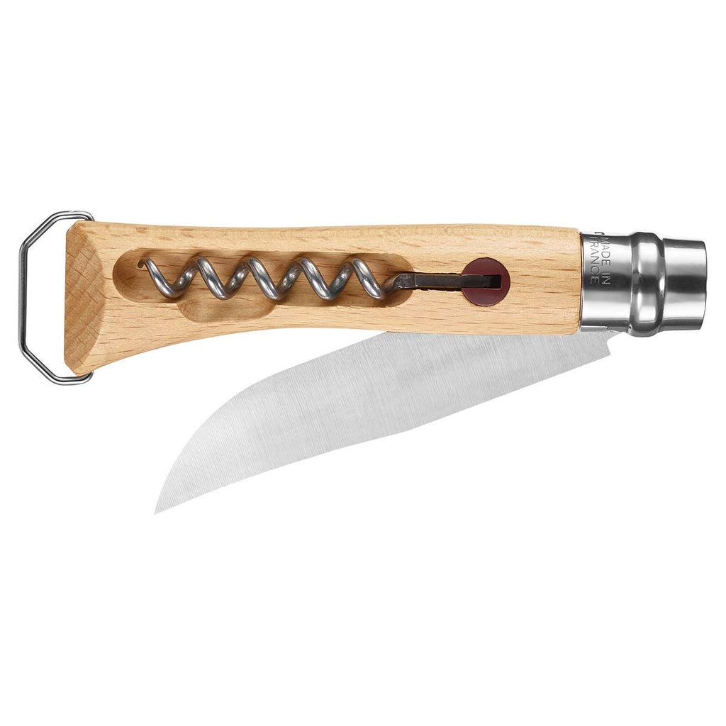 Opinel Knife with Corkscrew and Bottle Opener