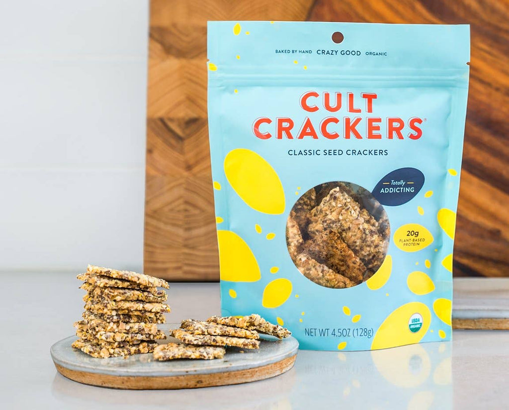 Classic Seed Crackers Organic Gluten Free Holiday Snacks