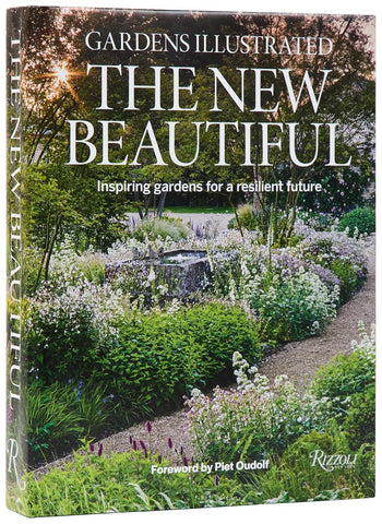 Gardens Illustrated The New Beautiful book cover featuring a lush garden path and stone fountain.
