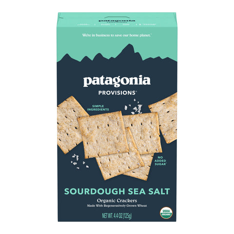 Organic Sourdough Sea Salt Crackers (4.4 oz box)