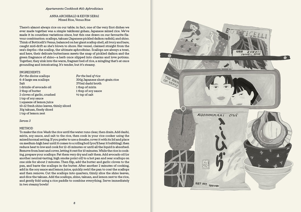 Apartamento Cookbook #10: APHRODISIACS