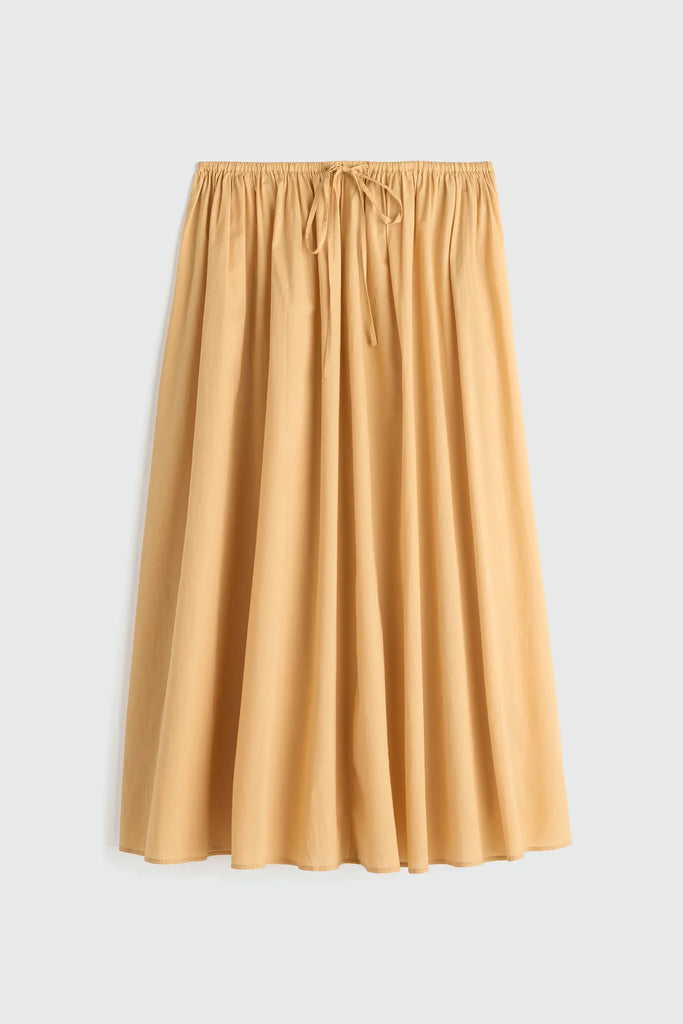 Apiece Apart Hanne Tie Maxi Skirt in Sun Butter