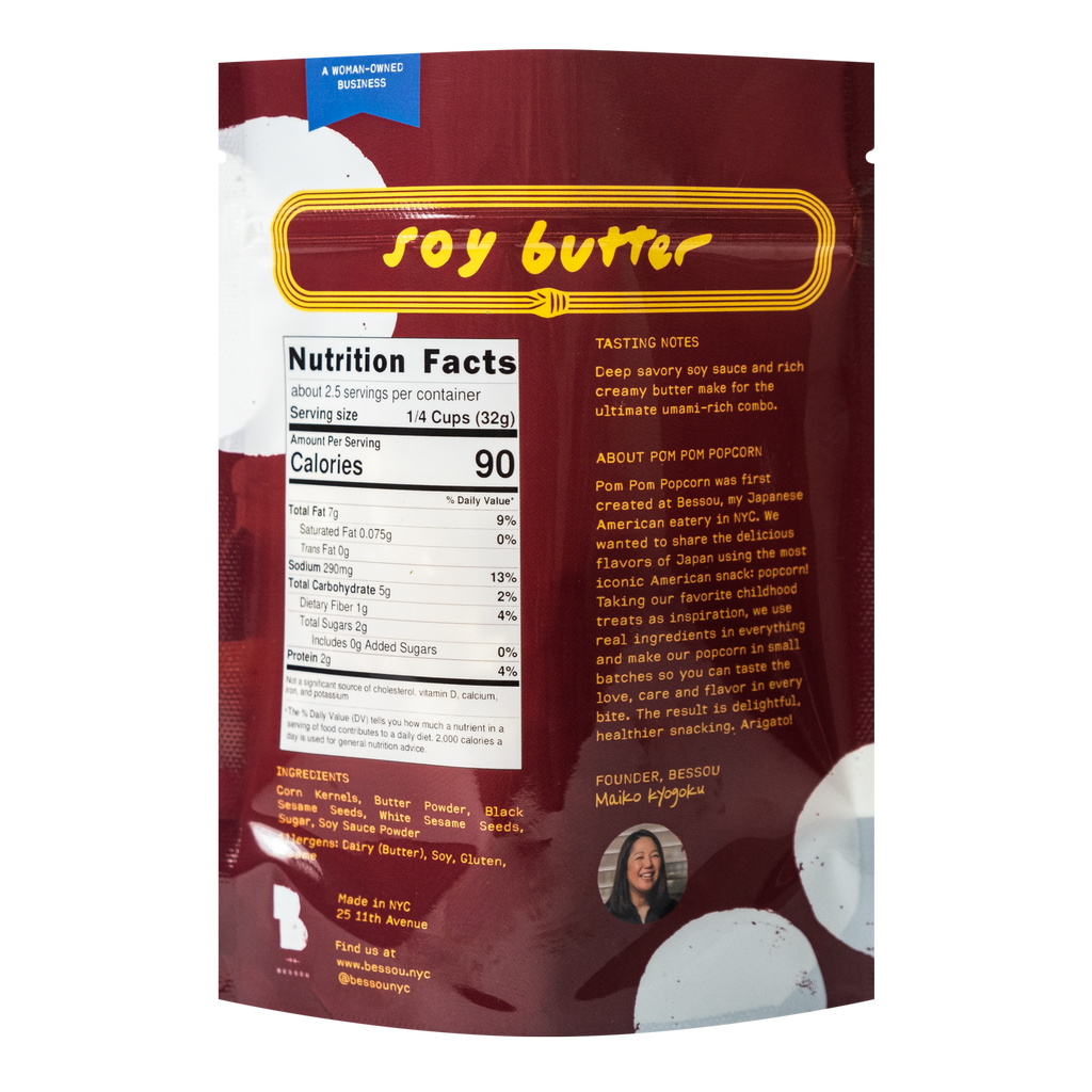 Popcorn, Soy Butter