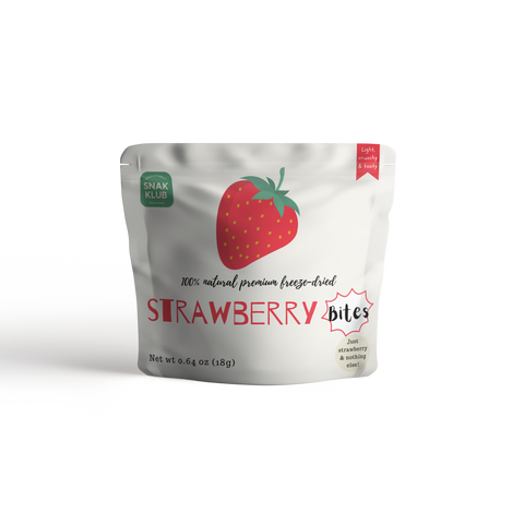 Snakklub Strawberry Bites – Premium Freeze-Dried Strawberry