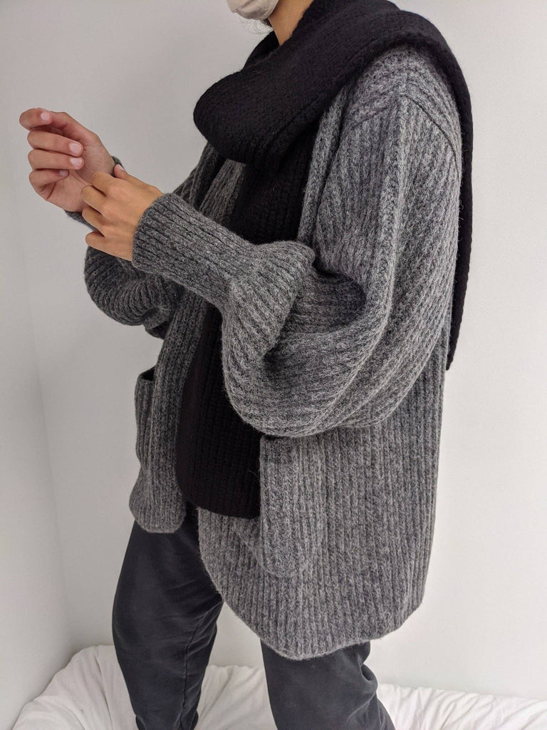 CeCe Knitted Alpaca Scarf