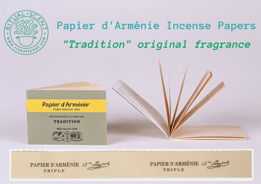 Papier d'Arménie French Incense paper booklets (darmenie)