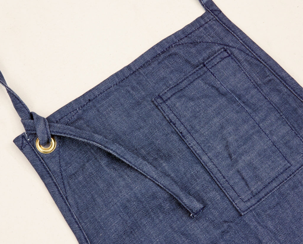 Denim Strap Apron - Selvage Denim