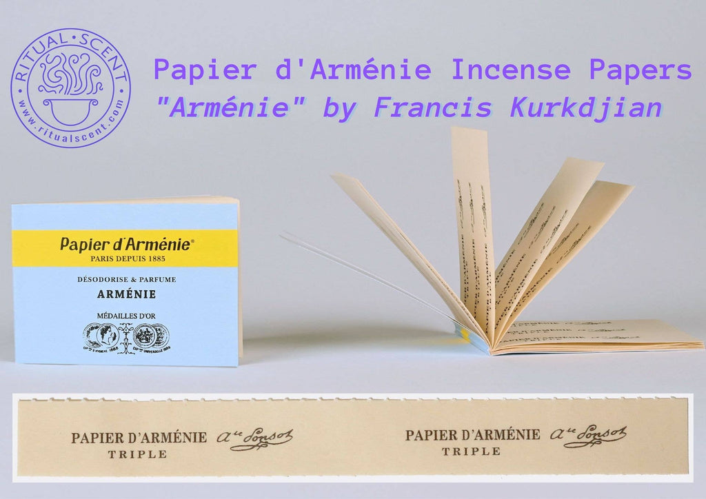 Papier d'Arménie French Incense paper booklets (darmenie)