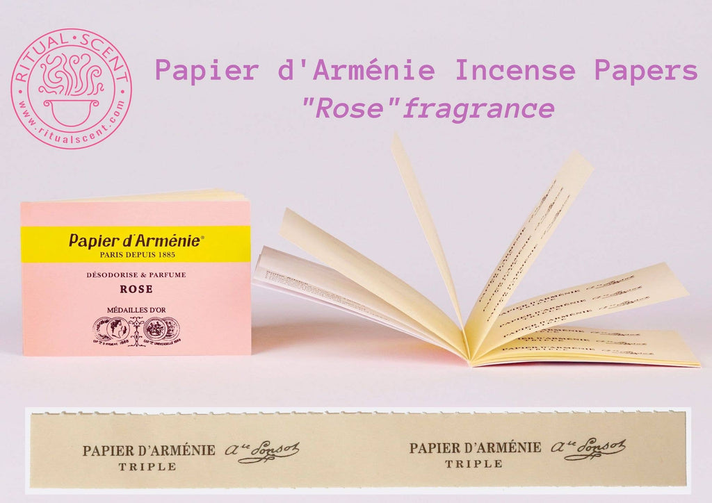 Papier d'Arménie French Incense paper booklets (darmenie)