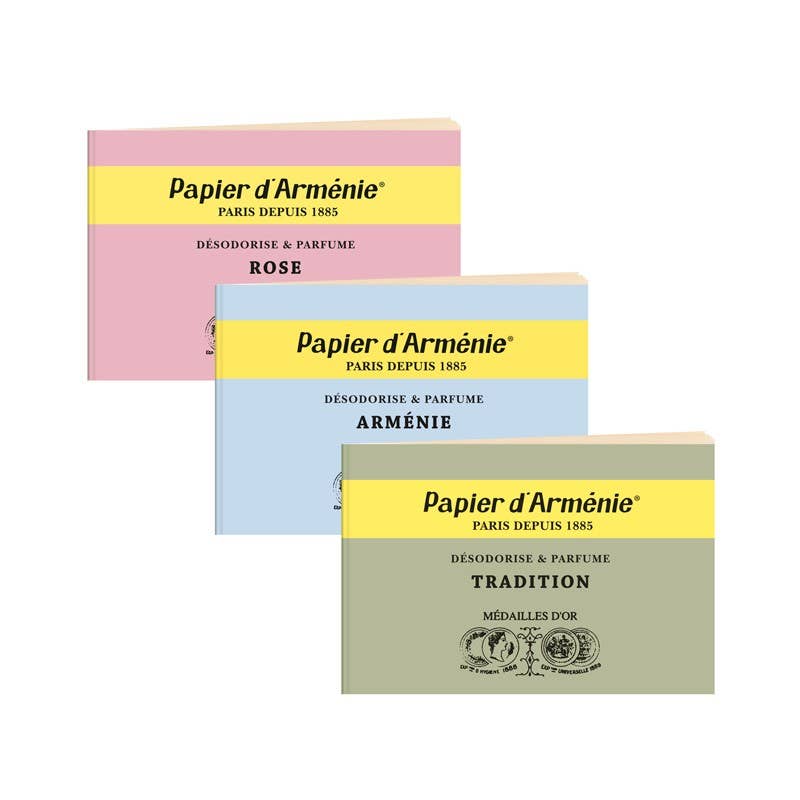 Papier d'Armenie "LA ROSE" Incense Paper Francis Kurkdjian