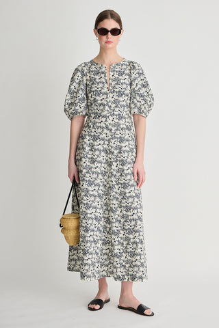 Apiece Apart Sculpted Sabina Maxi in Tropical Midnight