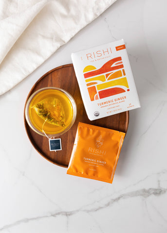 Turmeric Ginger Organic Herbal Tea Sachets