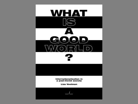 cover of book shows black and white bars with the title written across it in black