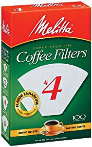 Melitta #4 Paper Filters - 100ct