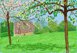 David Hockney: The Arrival of Spring Normandy, 2020