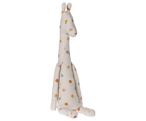 Stuffed polka dot giraffe