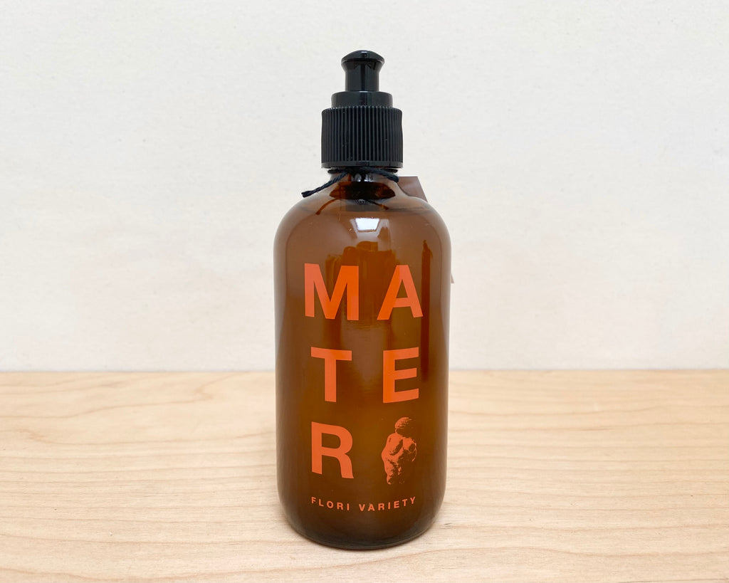 Mater Hand & Body Soap, 8oz Glass bottle