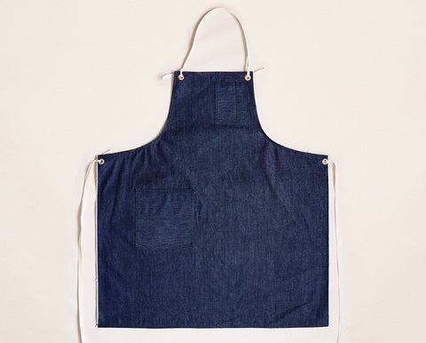 Cloth Twill Strap Standard Apron - Selvage Denim