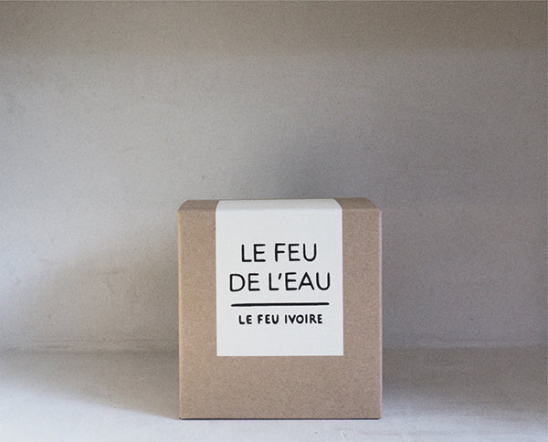 Le Feu De L'Eau Candle - Ivorie